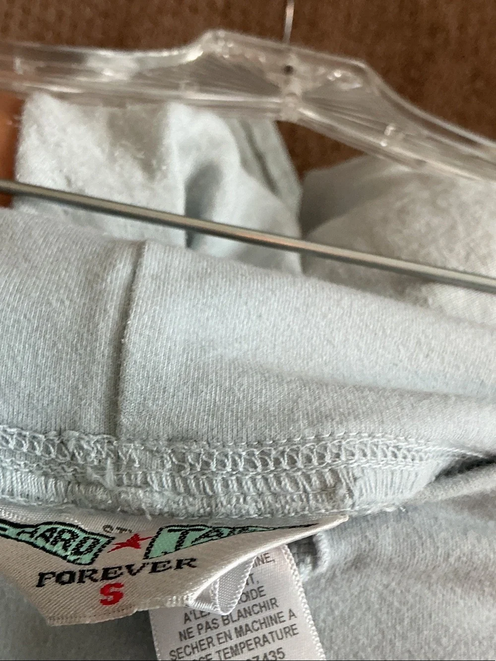 Hard Tail Light Blue Drawstring Linen-Blend Joggers